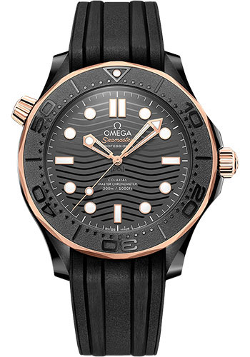 Omega Watches - Seamaster Diver 300M Co-Axial Master 43.5 mm - Black Ceramic - Style No: 210.62.44.20.01.001