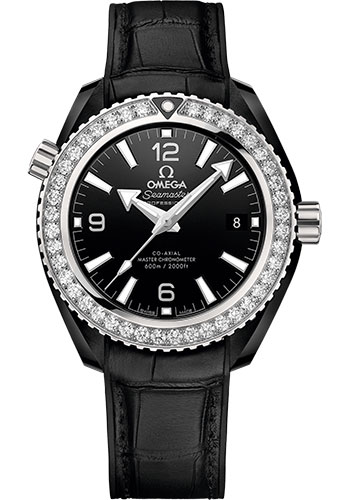 Omega Watches - Seamaster Planet Ocean 600M Co-Axial Master 39.5 mm - Black Ceramic - Style No: 215.98.40.20.01.001