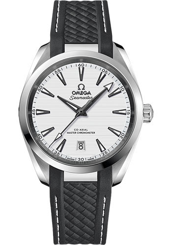Omega Watches - Seamaster Aqua Terra 150M Master Co-Axial 38 mm - Stainless Steel - Rubber Strap - Style No: 220.12.38.20.02.001