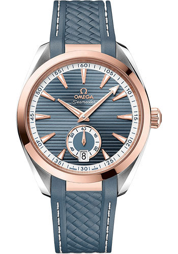 Omega Watches - Seamaster Aqua Terra 150M Co-Axial Master Small Seconds - 41 mm - Steel and Sedna Gold - Style No: 220.22.41.21.03.001