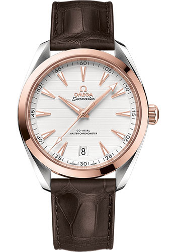 Omega Watches - Seamaster Aqua Terra 150M Master Co-Axial 41 mm - Steel and Sedna Gold - Style No: 220.23.41.21.02.001