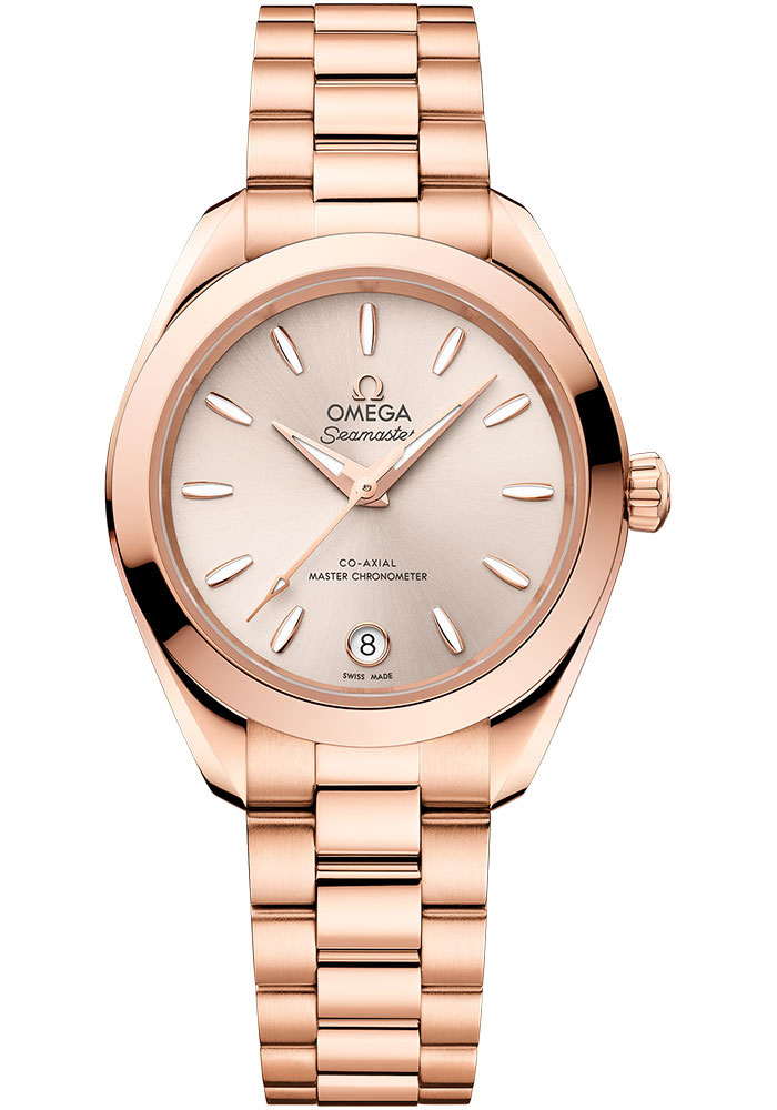 Omega Watches - Seamaster Aqua Terra 150M Co-Axial Master 30 mm - Sedna Gold - Style No: 220.50.30.20.09.001
