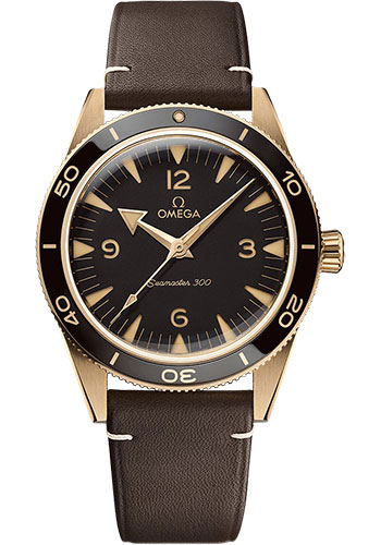 Omega Watches - Seamaster 300 Omega Master Co-Axial 41 mm - Bronze Gold - Style No: 234.92.41.21.10.001