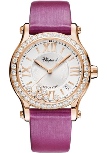 Chopard Watches - Happy Sport Round - 36mm - Rose Gold - Style No: 274808-5003