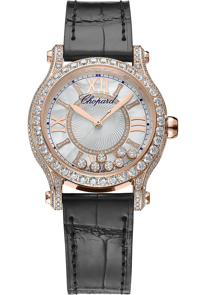 Chopard Watches - Happy Sport Round - 36mm - Rose Gold - Style No: 274891-5009