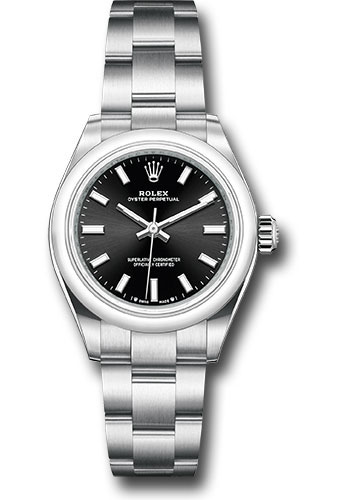 Rolex Watches - Oyster Perpetual No-Date 28mm - Domed Bezel - Style No: 276200 bkio