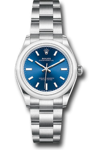 Rolex Watches - Oyster Perpetual No-Date 31mm - Domed Bezel - Style No: 277200 bluio
