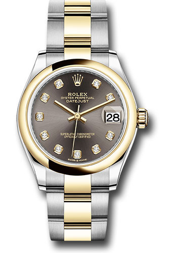 Rolex Watches - Datejust 31 Steel and Yellow Gold - Domed Bezel - Oyster - Style No: 278243 dkgdo