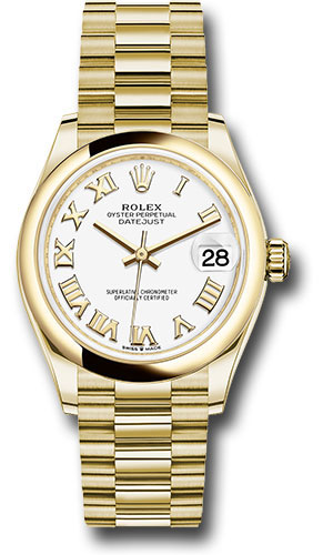 Rolex Watches - Datejust 31 Yellow Gold - Domed Bezel - President - Style No: 278248 wrp