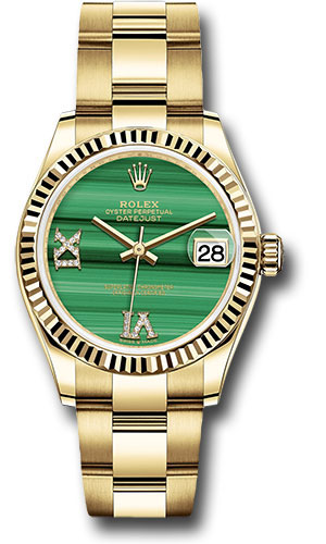 rolex malachite