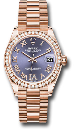 Rolex Watches - Datejust 31 Everose Gold - 46 Dia Bezel - President - Style No: 278285RBR aubdr6p