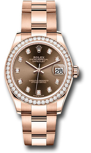 Rolex Watches - Datejust 31 Everose Gold - 46 Dia Bezel - Oyster - Style No: 278285RBR chodo