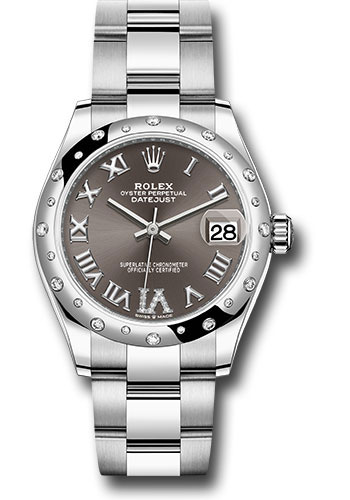 Rolex Watches - Datejust 31 Steel and White Gold - Domed 24 Dia Bezel - Oyster - Style No: 278344RBR dkgdr6o