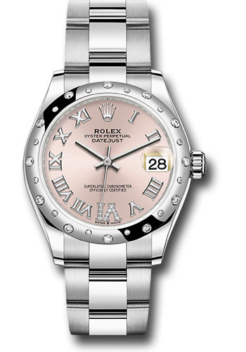 Rolex Watches - Datejust 31 Steel and White Gold - Domed 24 Dia Bezel - Oyster - Style No: 278344RBR pdr6o