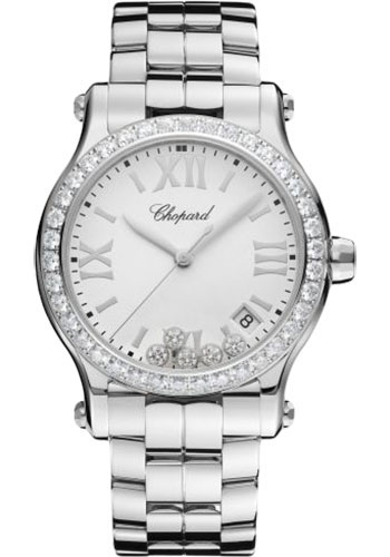 Chopard Watches - Happy Sport Round - 36mm - Stainless Steel - Style No: 278582-3004