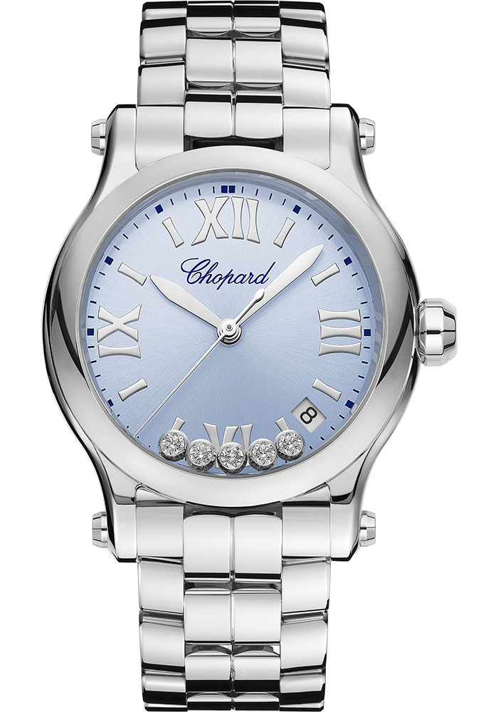 Chopard Watches - Happy Sport Round - 36mm - Stainless Steel - Style No: 278582-3008