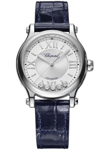 Chopard Watches - Happy Sport Round - 33mm - Stainless Steel - Style No: 278608-3001