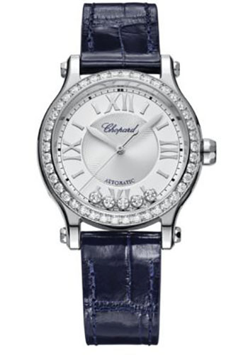 Chopard Watches - Happy Sport Round - 33mm - Stainless Steel - Style No: 278608-3003