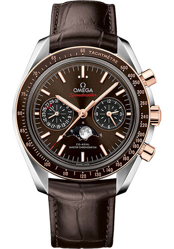 Omega Watches - Speedmaster Moonphase Chronograph 44.25 mm - Stainless Steel and Sedna Gold - Style No: 304.23.44.52.13.001