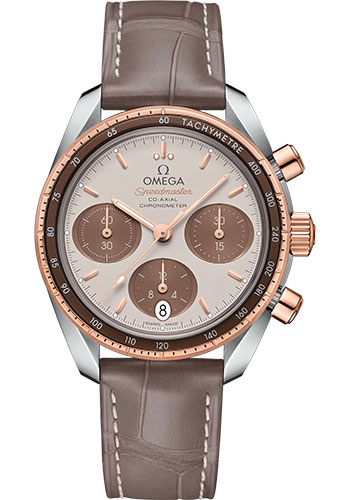 Omega Watches - Speedmaster Chronograph 38 mm - Steel And Sedna Gold - Style No: 324.23.38.50.02.002