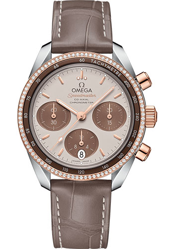Omega Watches - Speedmaster Chronograph 38 mm - Steel And Sedna Gold - Style No: 324.28.38.50.02.002