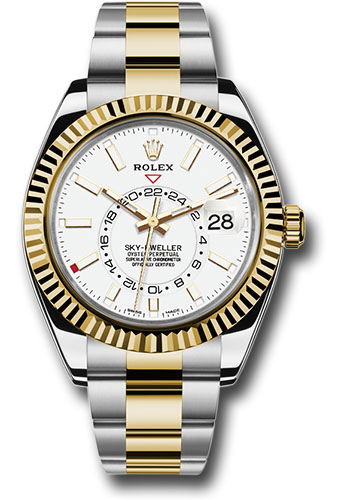 Rolex Watches - Sky-Dweller Stainless Steel and Yellow Gold - Oyster Bracelet - Style No: 326933 wio