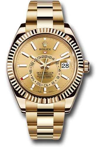 Rolex Watches - Sky-Dweller Yellow Gold - Oyster Bracelet - Style No: 326938 chi