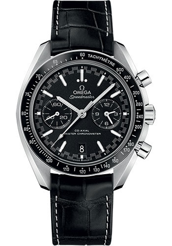 Omega Watches - Speedmaster Racing Co-Axial Chronograph 44.25 mm - Stainless Steel - Leather Strap - Style No: 329.33.44.51.01.001