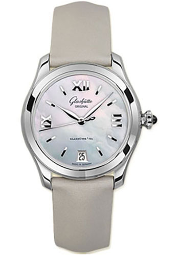 Glashutte Original Watches - Lady Serenade Stainless Steel - Calfskin Strap - Style No: 1-39-22-08-02-44