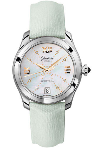 Glashutte Original Watches - Lady Serenade Stainless Steel - Calfskin Strap - Style No: 1-39-22-12-02-04