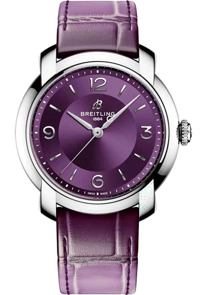 Breitling Watches - Lady Premier Automatic 36 Stainless Steel - - Folding Buckle - Style No: A10310121Q1P1