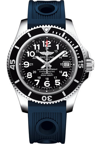 Breitling Watches - Superocean Automatic 42mm - Rubber Strap - Folding Buckle - Style No: A17365C9/BD67/203S/A18D.2