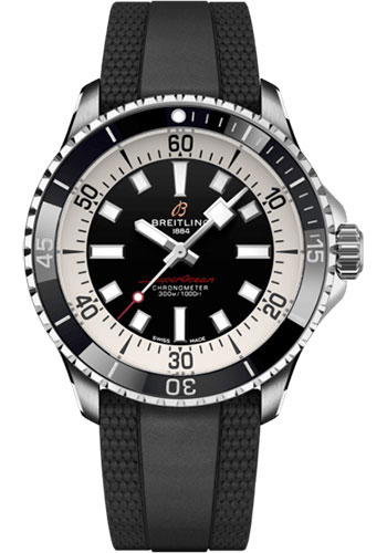 Breitling Watches - Superocean Automatic 42mm - Rubber Strap - Folding Buckle - Style No: A17375211B1S1