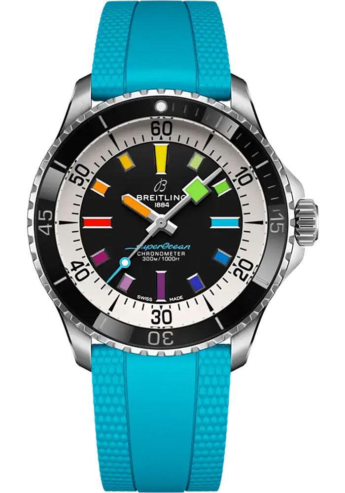Breitling Watches - Superocean Automatic 42mm - Rubber Strap - Folding Buckle - Style No: A17375211B2S1