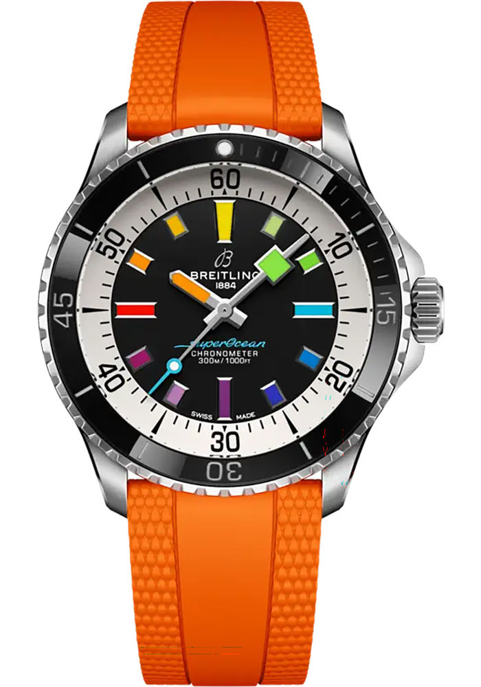 Breitling Watches - Superocean Automatic 42mm - Rubber Strap - Folding Buckle - Style No: A17375211B2S3