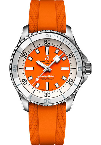 Breitling Watches - Superocean Automatic 36mm - Rubber Strap - Folding Buckle - Style No: A17377211O1S1