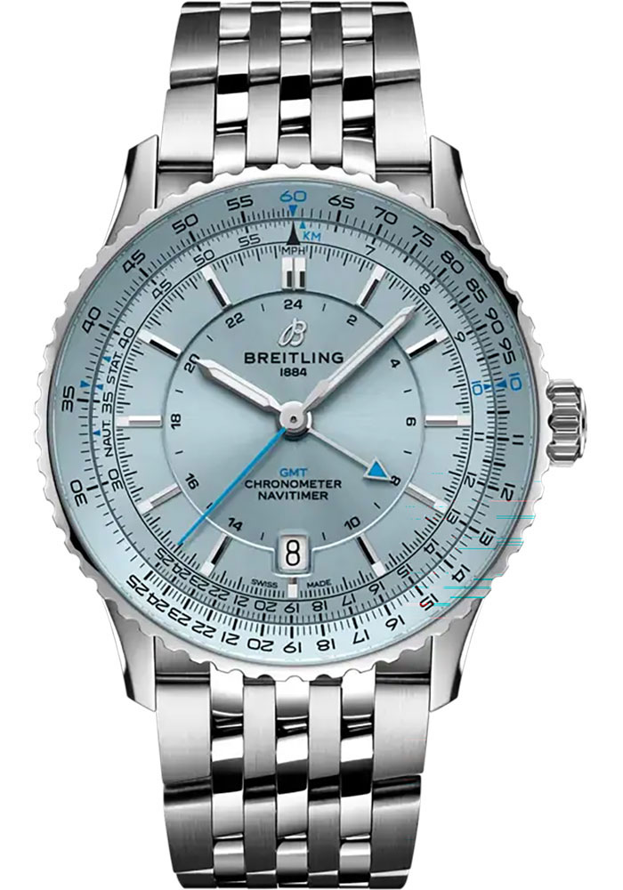 Breitling Watches - Navitimer Automatic GMT Stainless Steel - Metal Bracelet - Style No: A32310171C1A1
