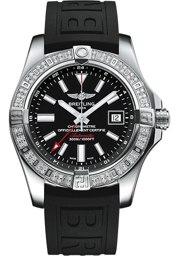 Breitling Watches - Avenger II GMT Stainless Steel - Rubber Strap - Folding Buckle - Style No: A3239053/BC35/153S/A20D.2