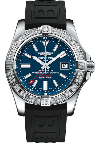 Breitling Watches - Avenger II GMT Stainless Steel - Rubber Strap - Tang Buckle - Style No: A3239053/C872/152S/A20S.1