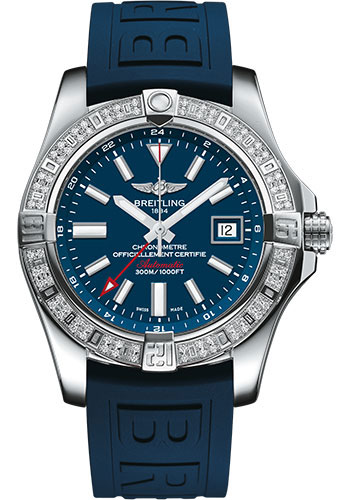 Breitling Watches - Avenger II GMT Stainless Steel - Rubber Strap - Folding Buckle - Style No: A3239053/C872/157S/A20D.2