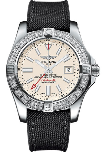 Breitling Watches - Avenger II GMT Stainless Steel - Polyamide Fabric Strap - Tang Buckle - Style No: A3239053/G778/109W/A20BA.1