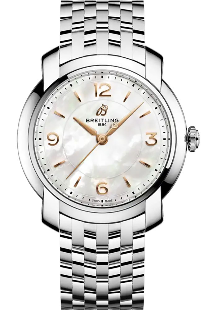 Breitling Watches - Lady Premier 32 Stainless Steel - Metal Bracelet - Style No: A77330121A2A1