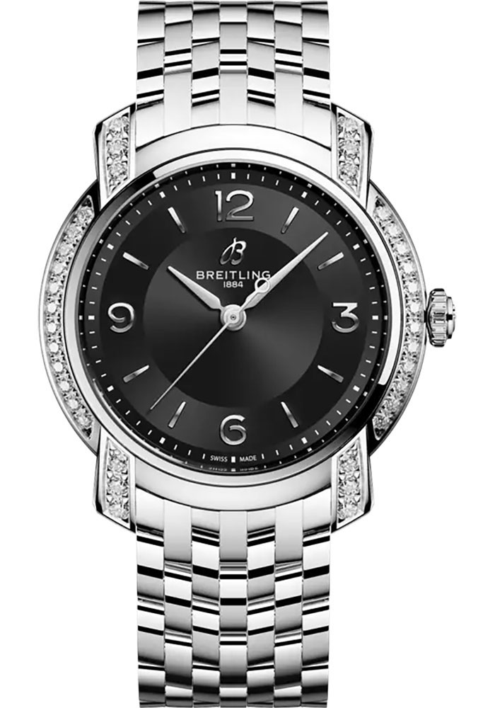 Breitling Watches - Lady Premier 32 Stainless Steel - Metal Bracelet - Style No: A77330671B1A1