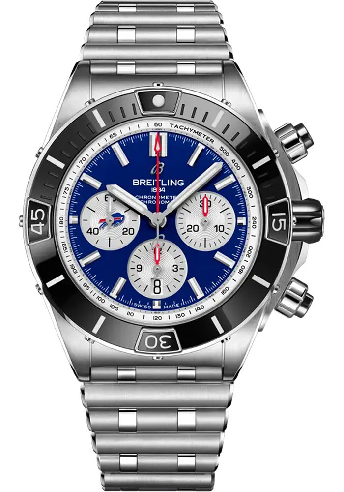 Breitling Watches - Super Chronomat B01 44 Stainless Steel - Metal Bracelet - Style No: AB01361C1C4A1