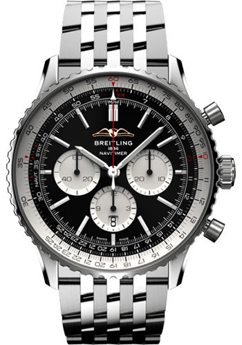 Breitling Watches - Navitimer B01 Chronograph 46mm - Stainless Steel - Metal Bracelet - Style No: AB0137211B1A1