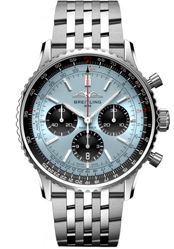 Breitling Watches - Navitimer B01 Chronograph 43mm - Stainless Steel - Metal Bracelet - Style No: AB0138241C1A1