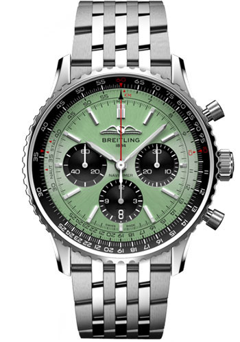 Breitling Watches - Navitimer B01 Chronograph 43mm - Stainless Steel - Metal Bracelet - Style No: AB0138241L1A1