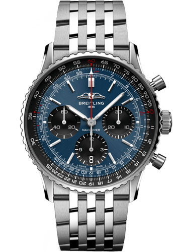 Breitling Watches - Navitimer B01 Chronograph 41mm - Stainless Steel - Metal Bracelet - Style No: AB0139241C1A1