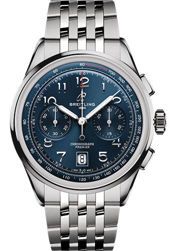 Breitling Watches - Premier B01 Chronograph 42 Stainless Steel - Metal Bracelet - Style No: AB0145171C1A1