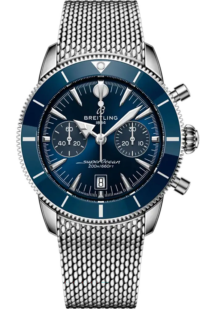Breitling Watches - Superocean Heritage B01 Chronograph 42 Stainless Steel - Metal Bracelet - Style No: AB0156161C1A1